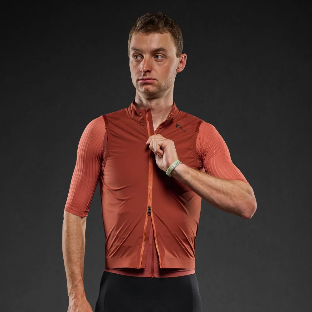 Men's Pi PRO/BLACK Wind Vest - Image 38